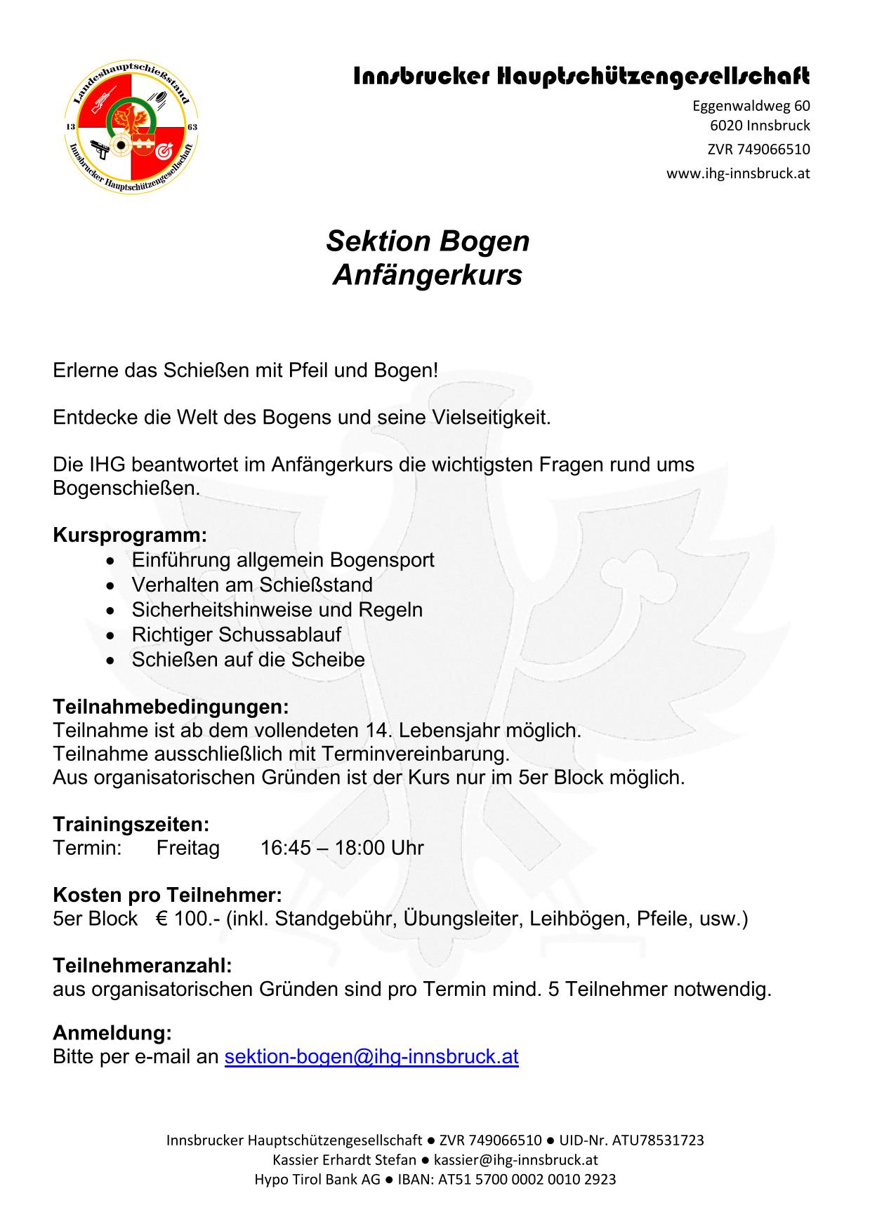 Anfängerkurs Homepage 2026